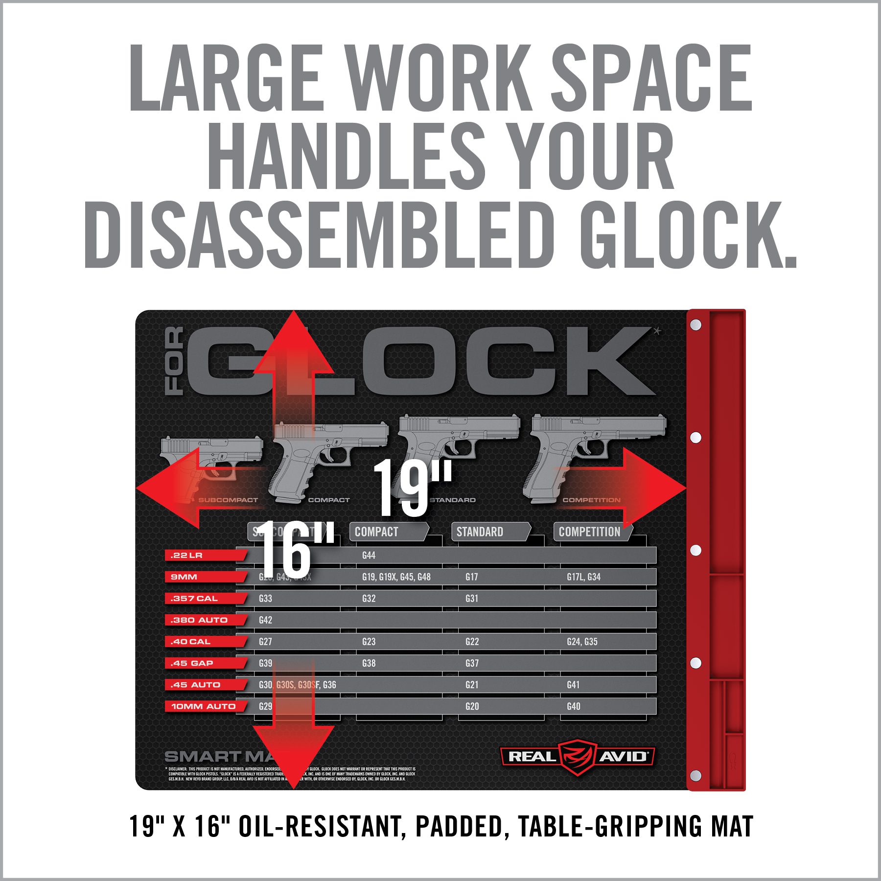 a poster with instructions for how to use the glock