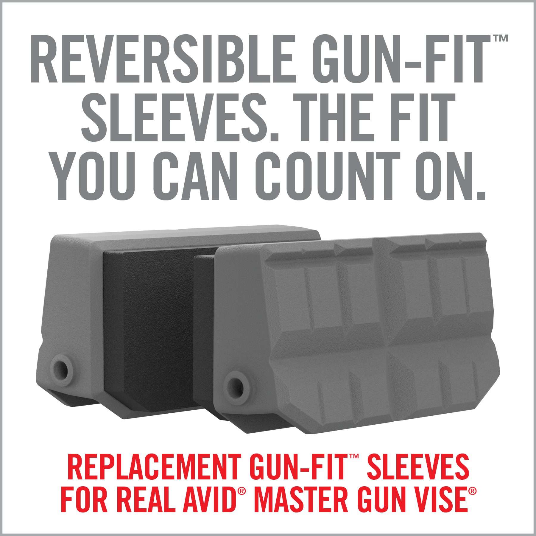 an advertisement for the gun - fit system
