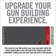 an advertisement for a gun building company