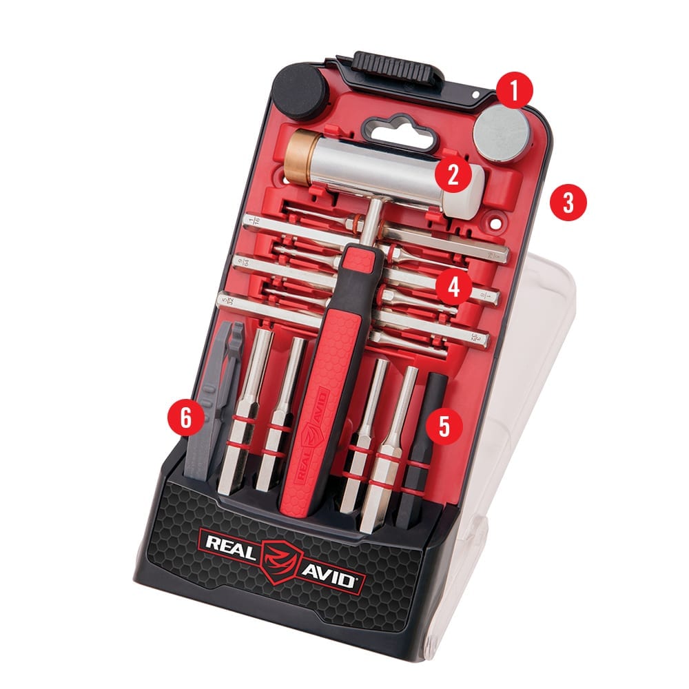 a set of tools in a case with instructions
