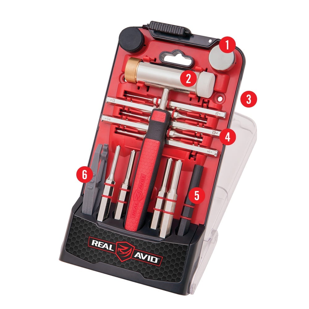 a set of tools that are in a case