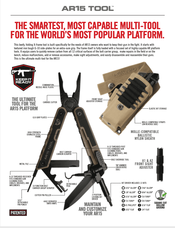the swiss army multi tool has many features