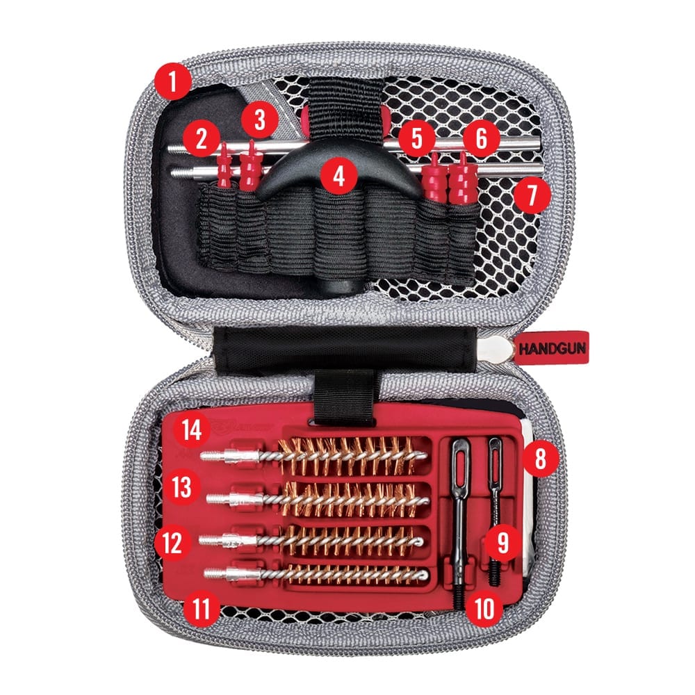 the contents of a tool kit in a case