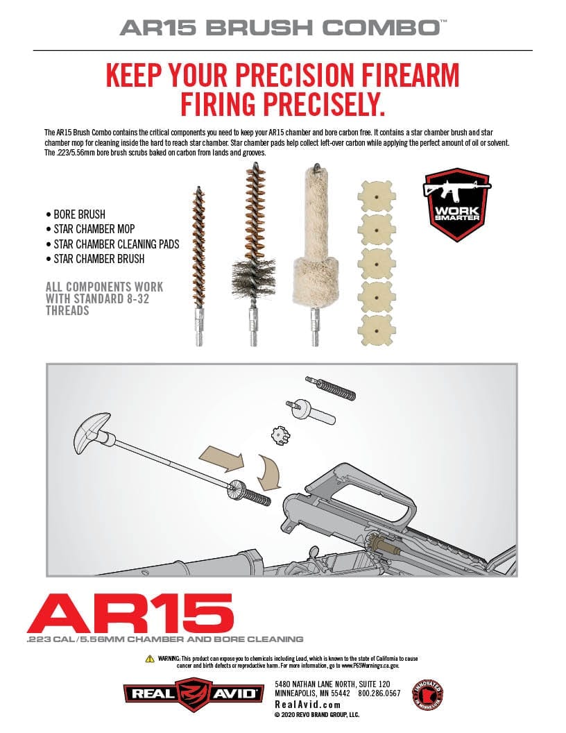 an advertisement for the ar 15 brush combo