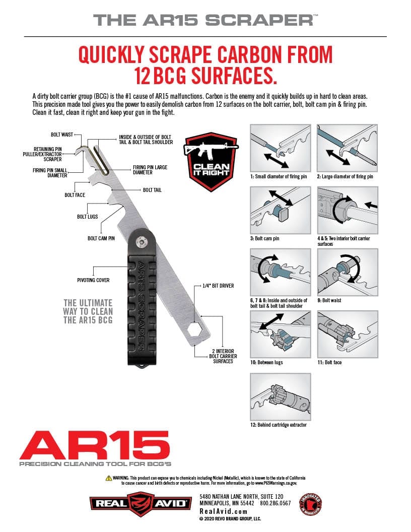 the instructions for how to use an ar - 15 knife