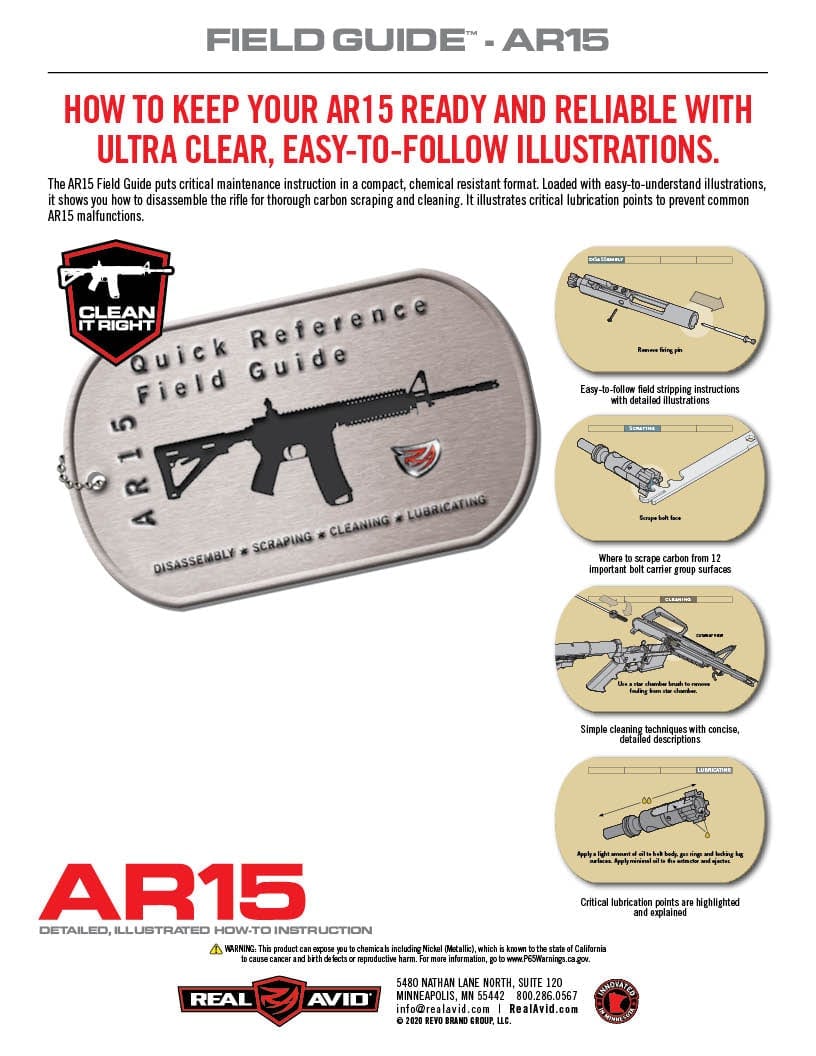 the instruction manual for how to use an ar - 15 rifle