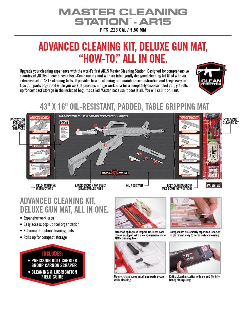 the instruction manual for making a gun mat