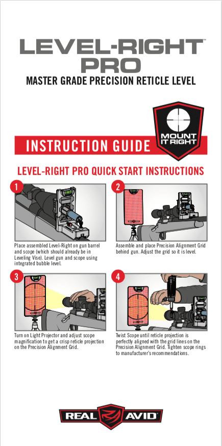 the instruction manual for how to use a level - 3 light