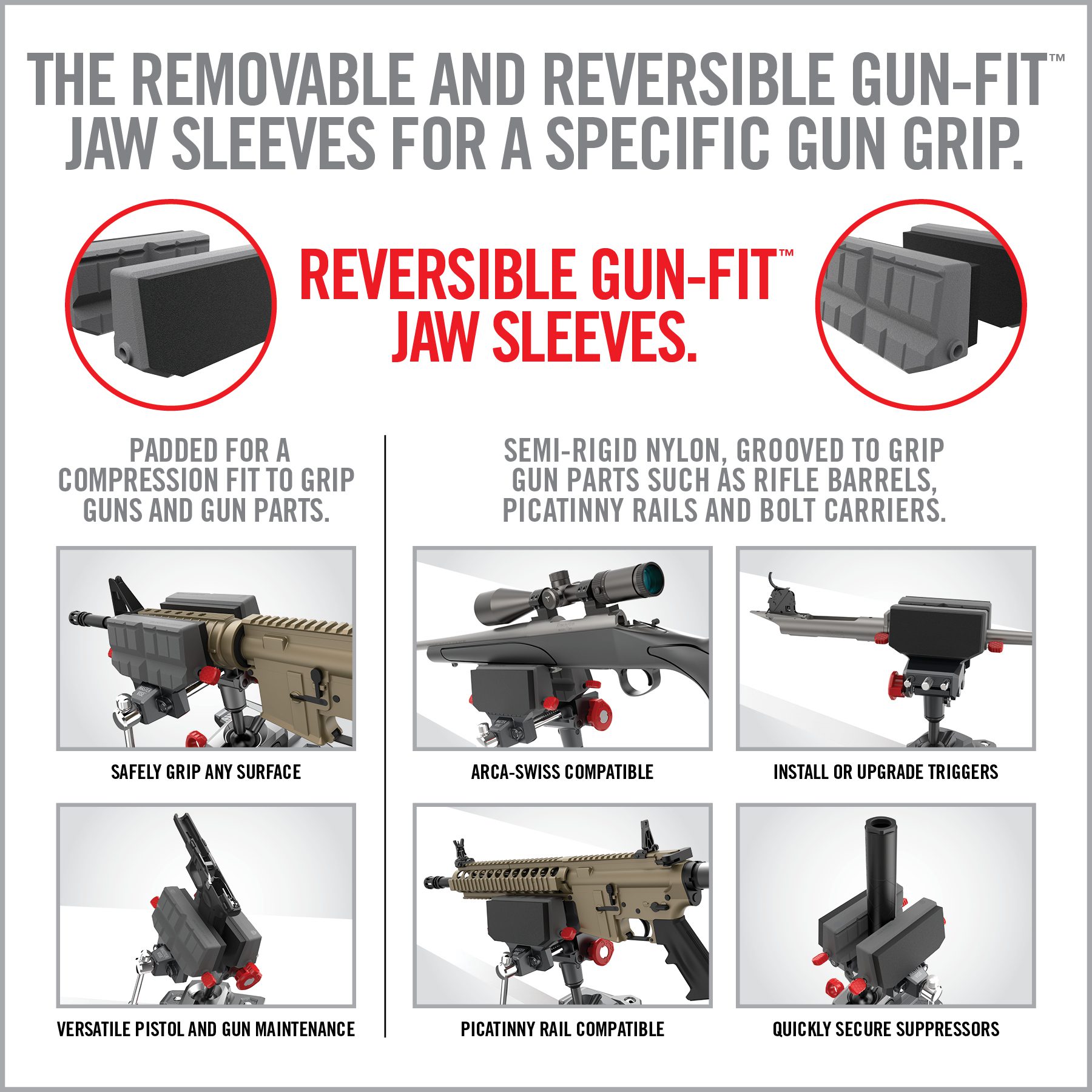 an advertisement for the new gun grip system