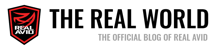 the real world logo on a green background