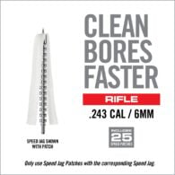 a poster advertising a clean bores faster