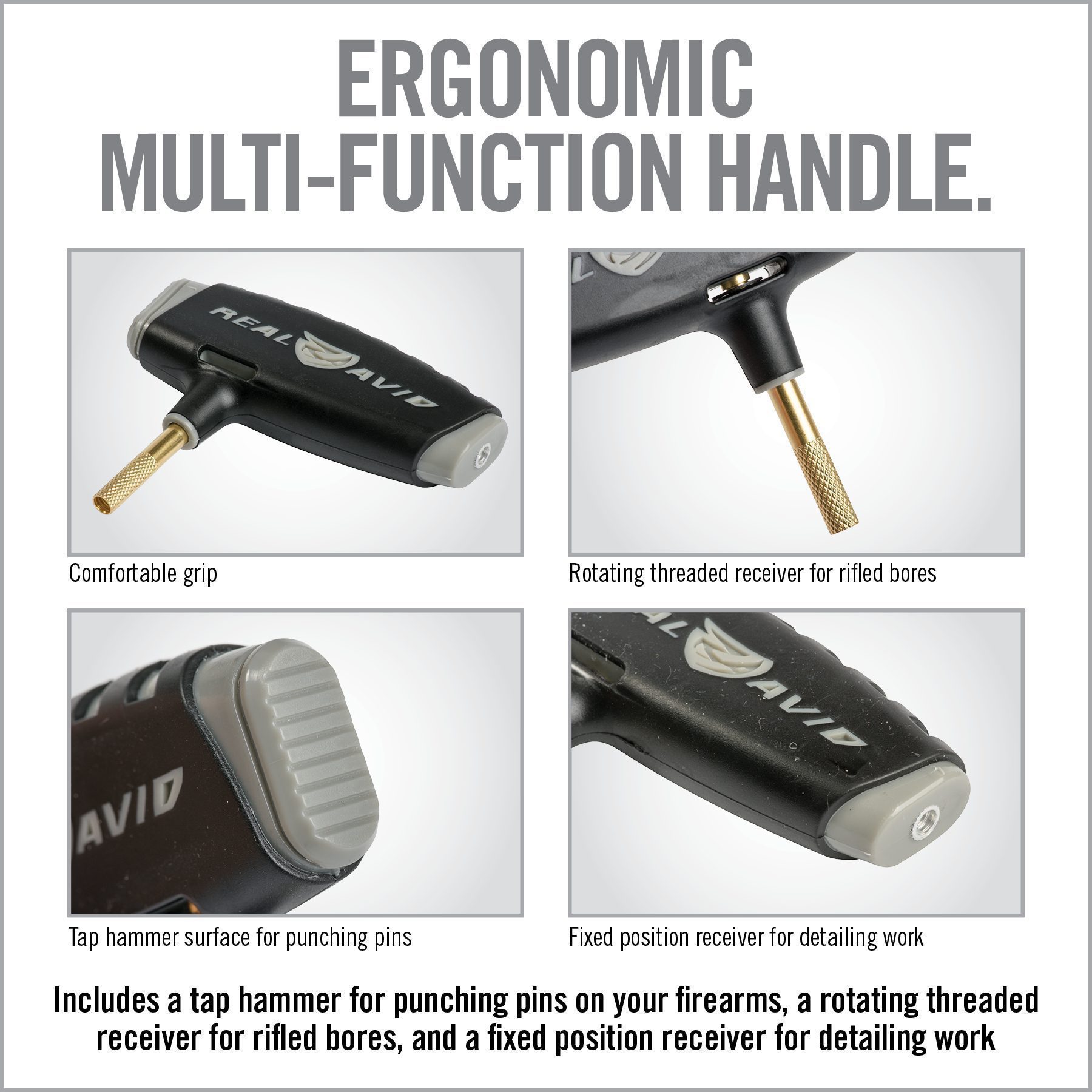 instructions for how to use an ergonomic multi - function handle