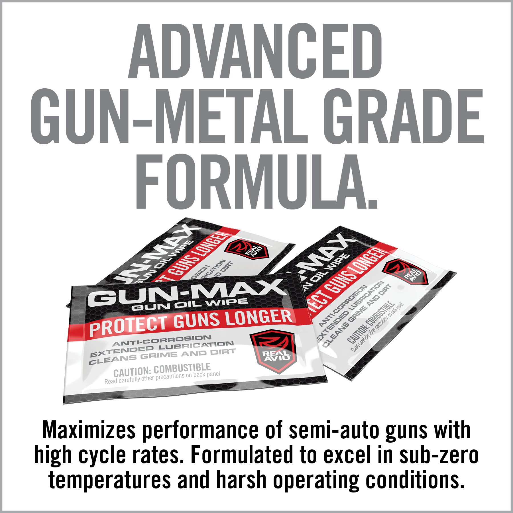 an ad for gun - metal grade formula