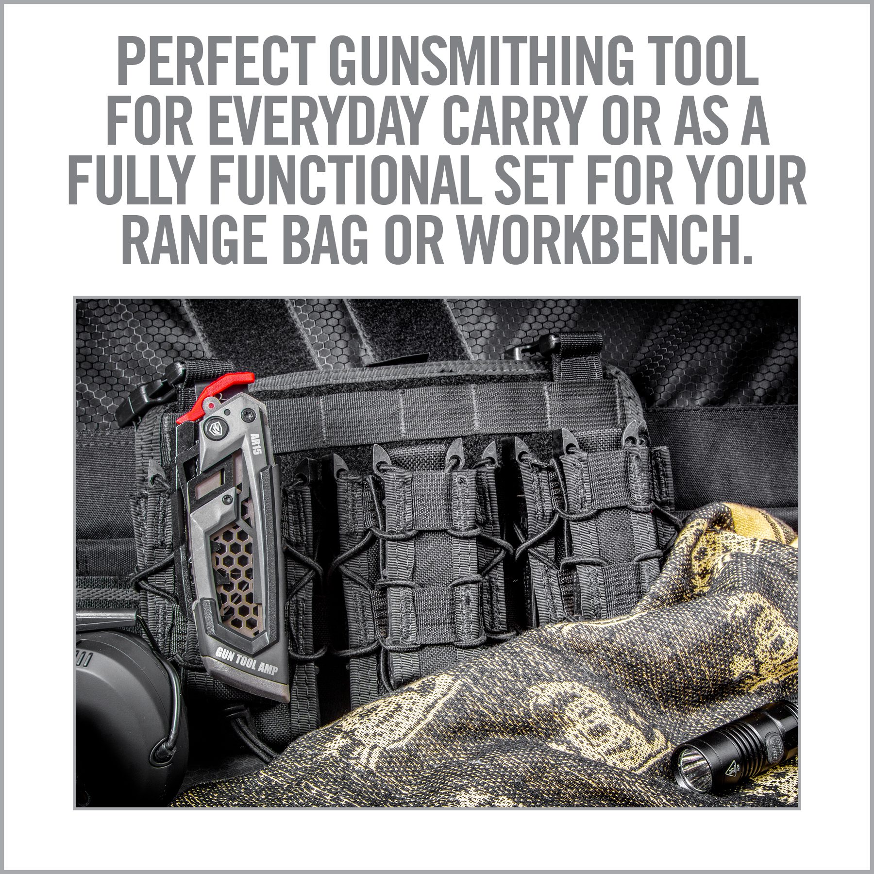 an advertisement for the ultimate gun cleaning tool