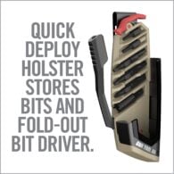 an advertisement for a computer store that sells bits and fold - out bit drives