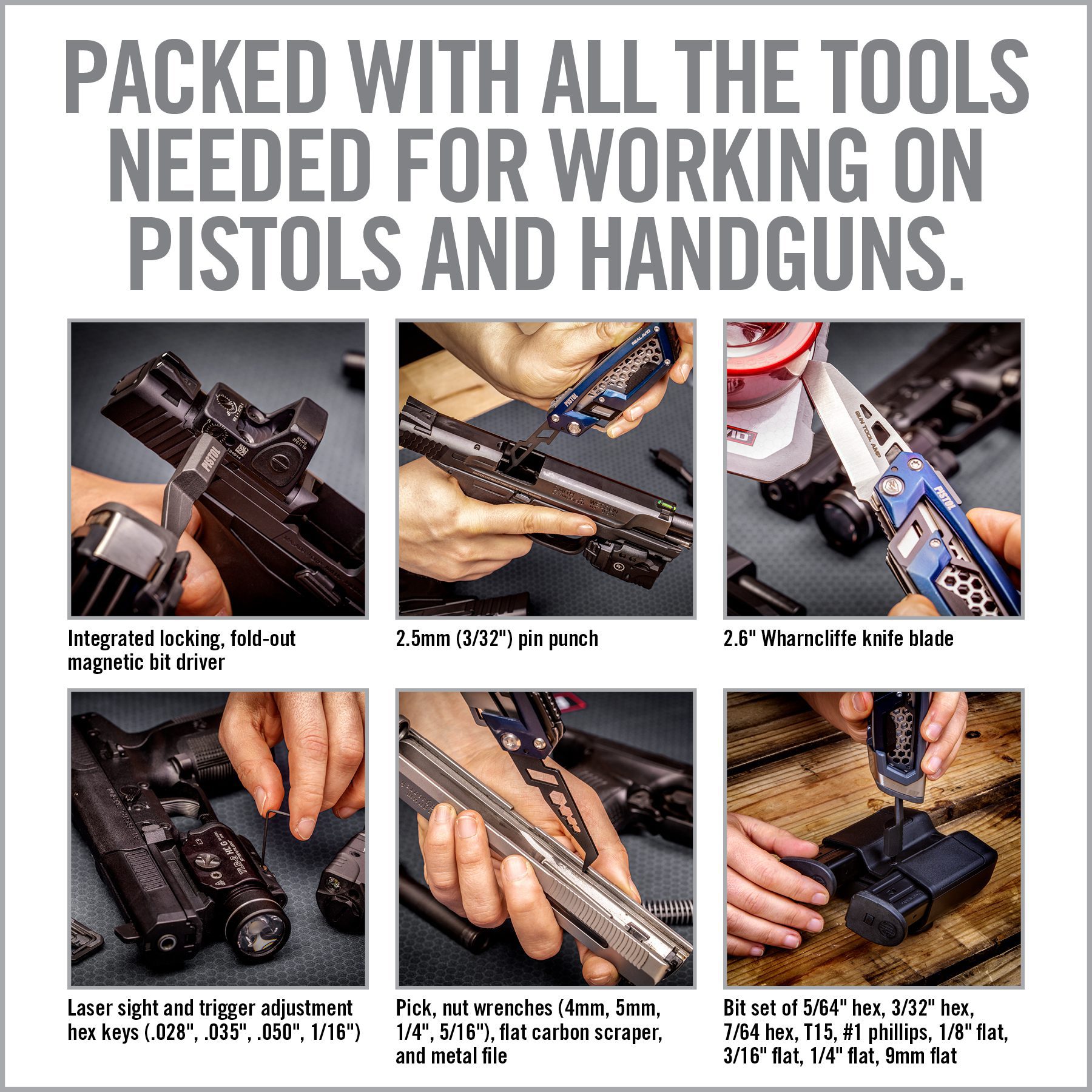 instructions for working on pistols and handguns