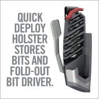 an advertisement for a computer store with tools in it