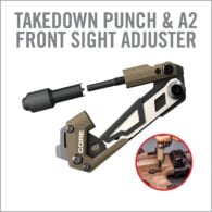 the takedown punch and a2 front sight adjuster