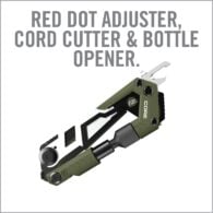 an advertisement for a cord cutter and bottle opener