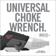 an advertisement for the universal choke wrench