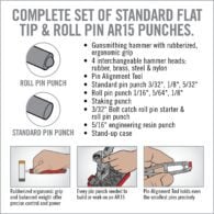 the instructions for how to use a rotary punch