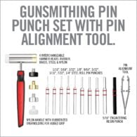 a poster with instructions on how to use the punch set
