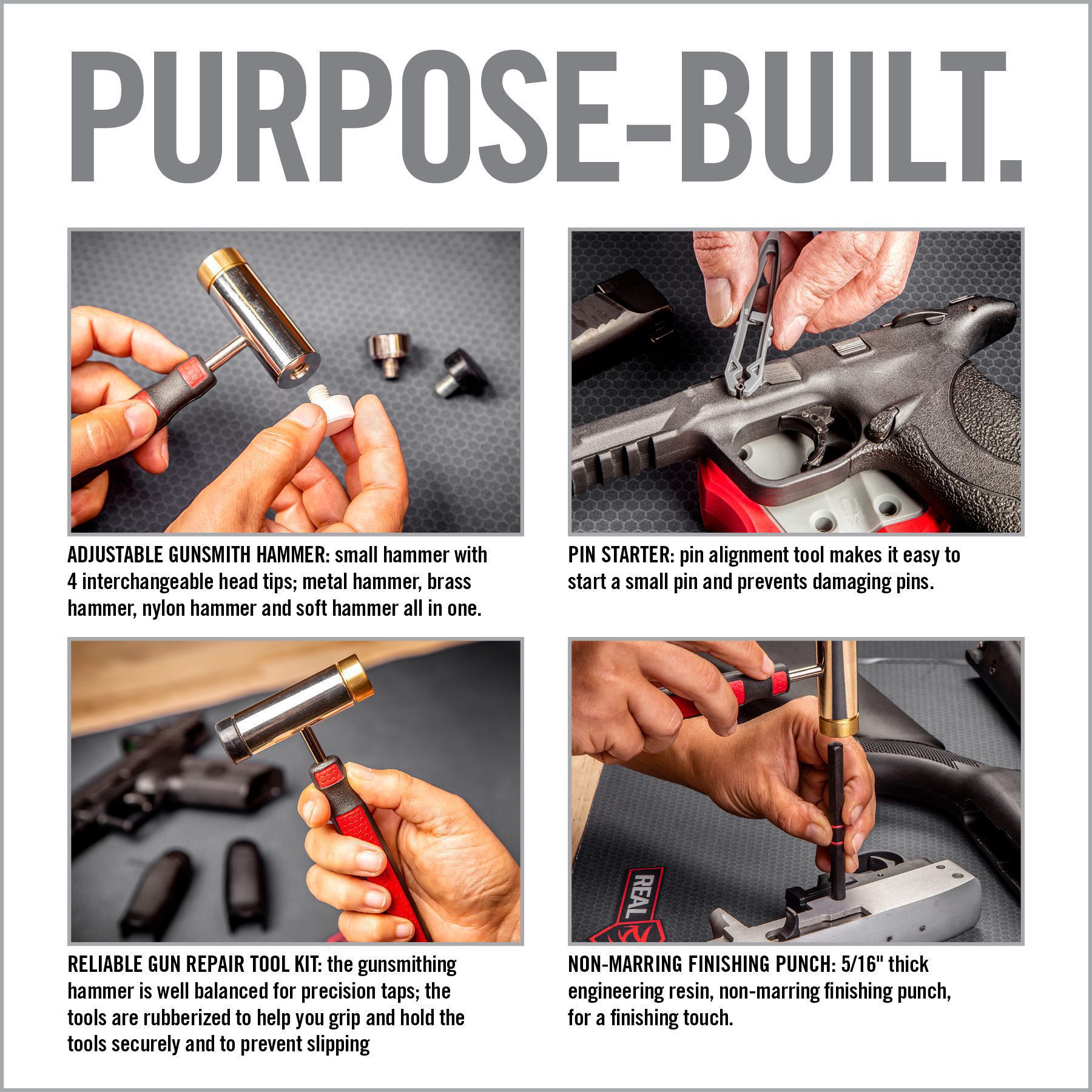 Details about   Gun Punch Set Gunsmith Firearm Care Maintenance Tool Rifle Pistol Handgun NEW 