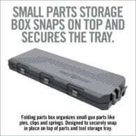 an advertisement for a small storage box