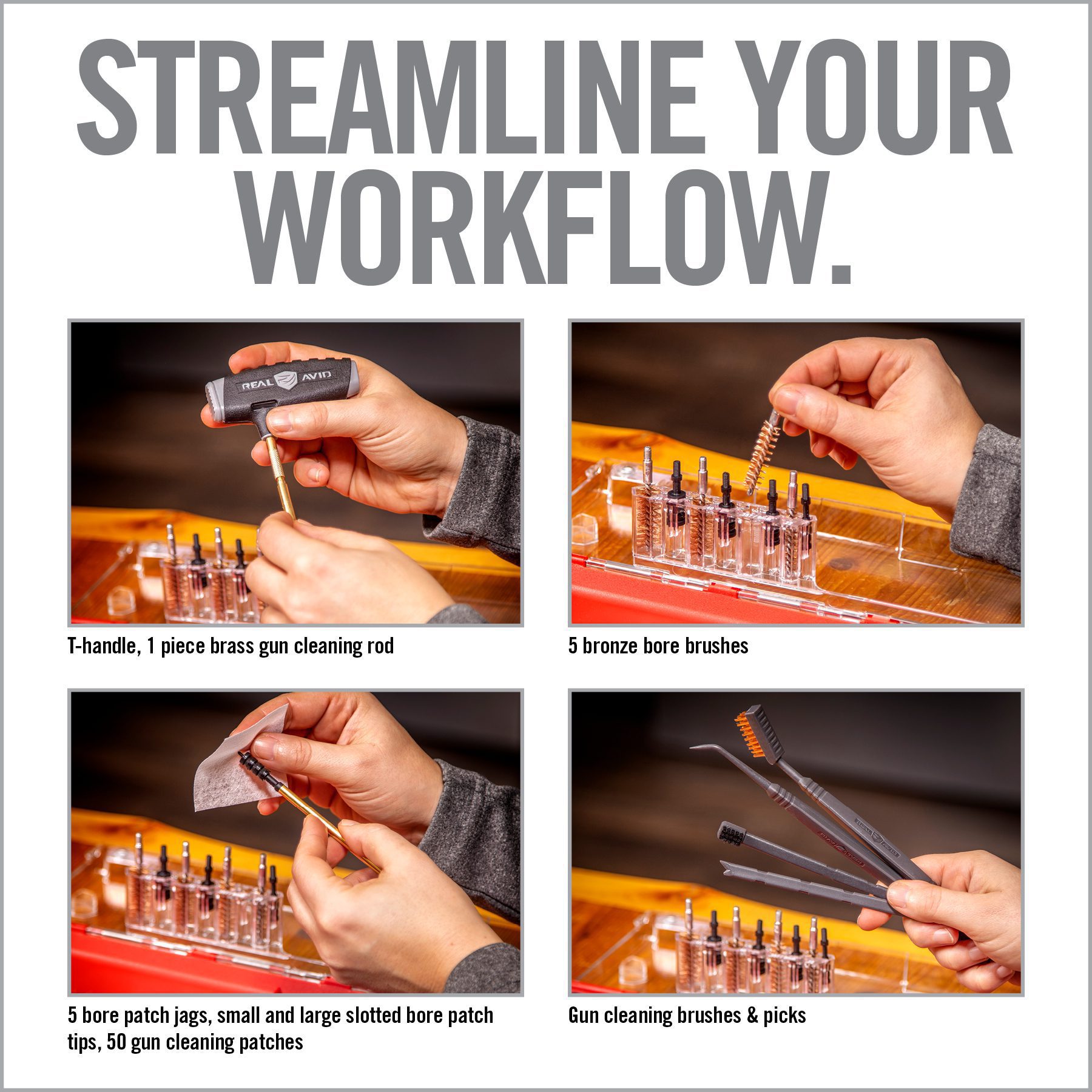 instructions for how to use the streamline your workflow tool