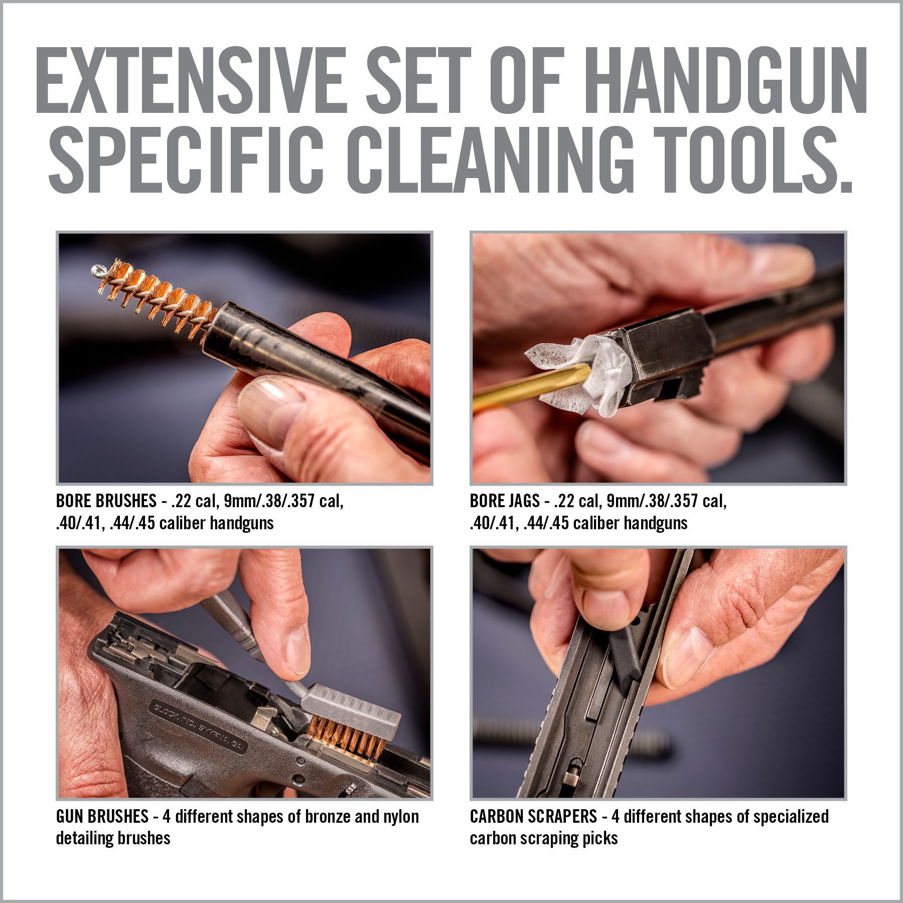 instructions on how to use a hand gun