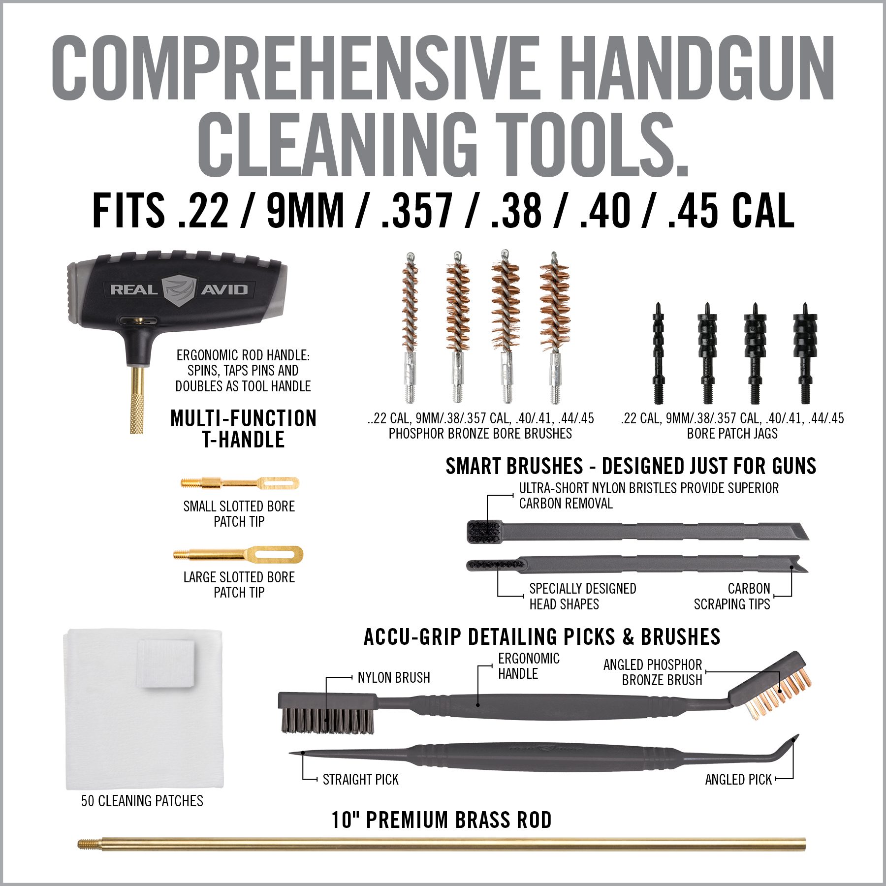 the complete guide to compreensive hand gun cleaning tools