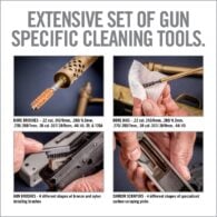 instructions on how to use the gun cleaning tool