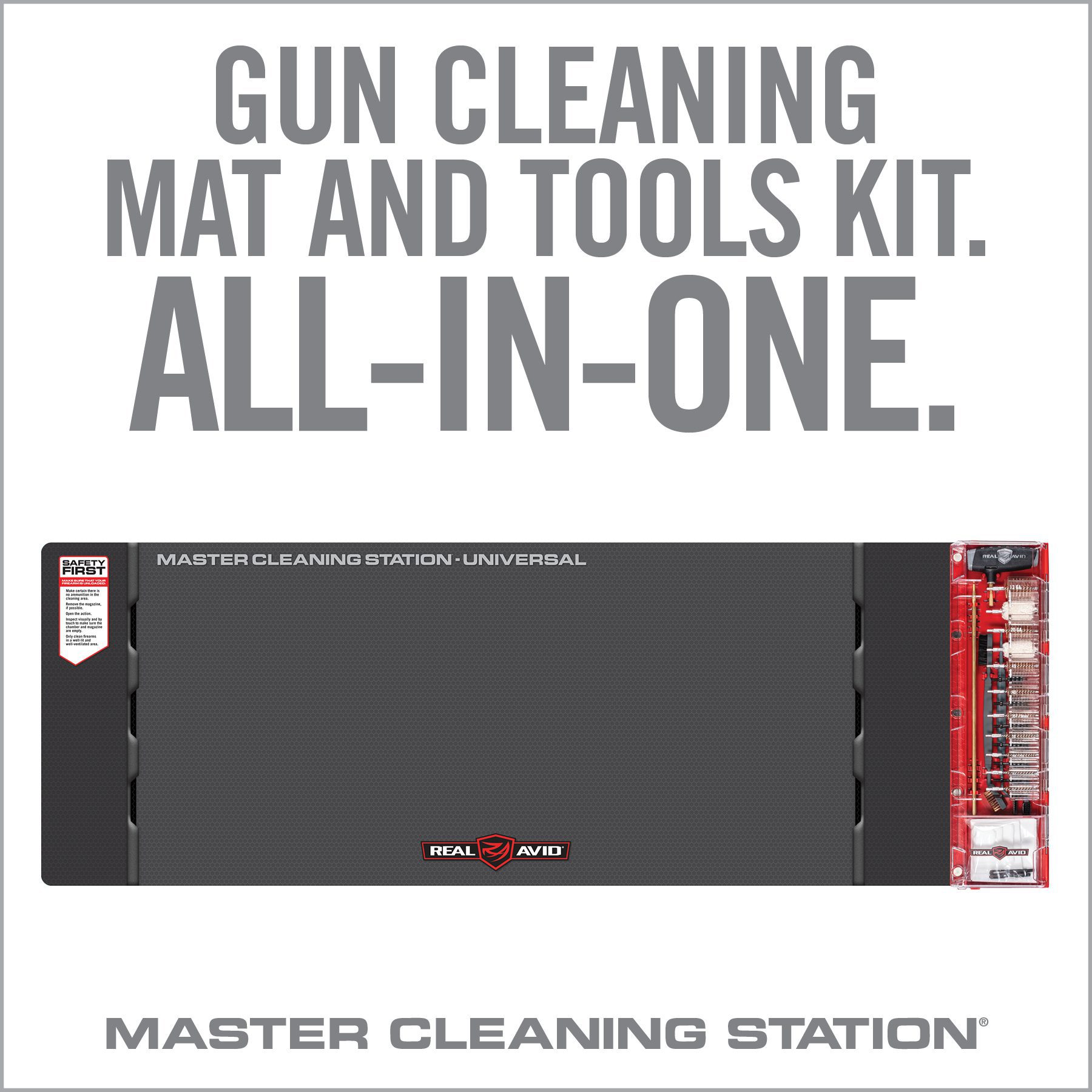the gun cleaning mat and tools kit all - in - one