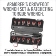 an advertisement for a tool set and ratchet wrench