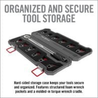 two tool storage cases with tools in them
