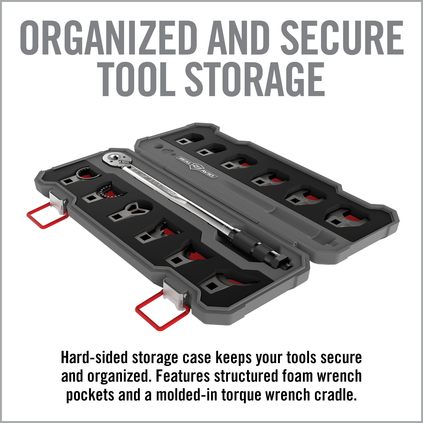 two tool storage cases with tools in them
