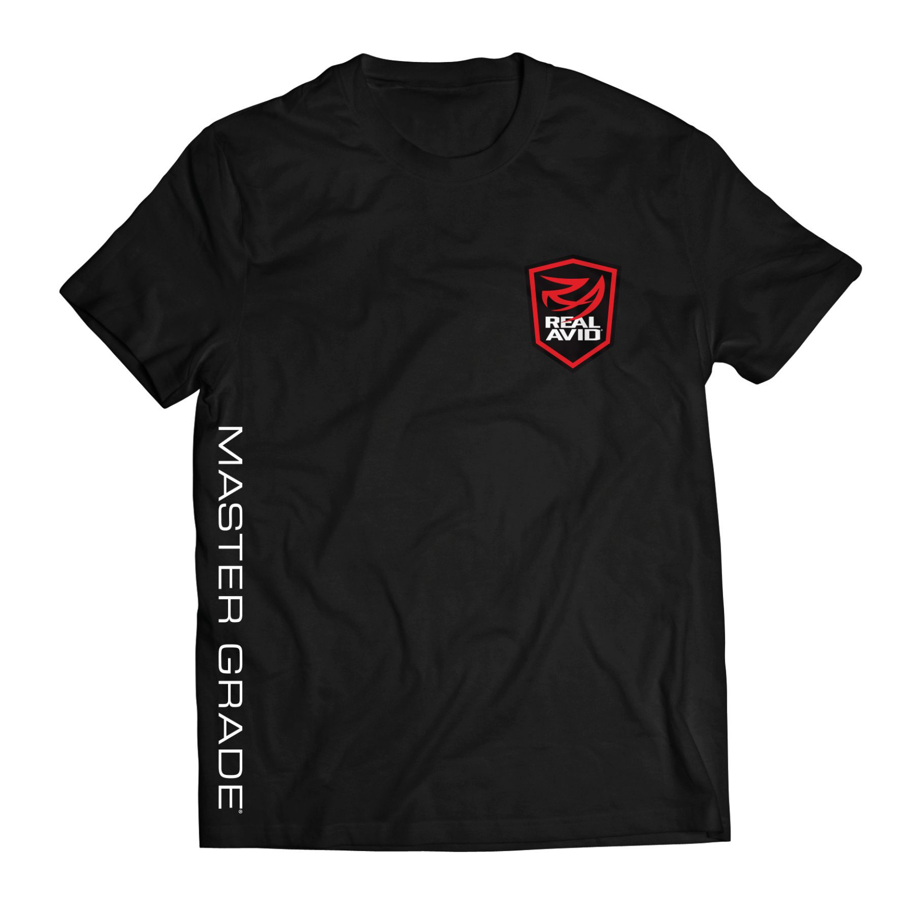 a black t - shirt with the words master hardware on it