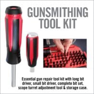 a red and black tool kit with instructions on how to use it