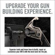 an advertisement for the gun building experience