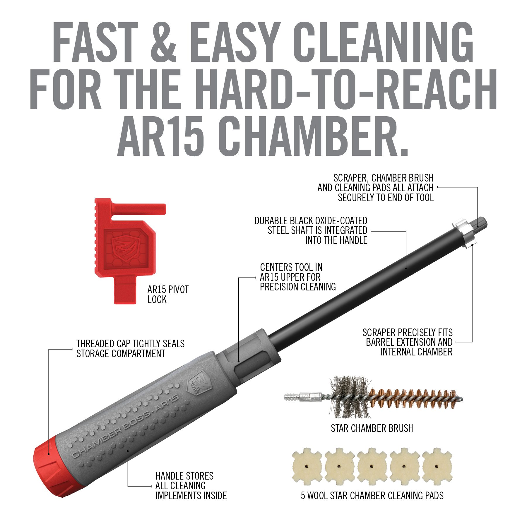 the parts of an ar - 15 hammer