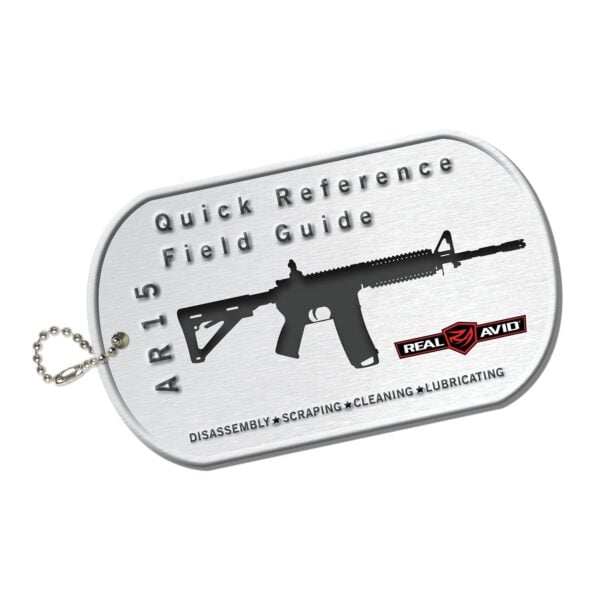 a metal keychain with a gun on it