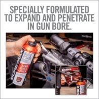 an advertisement for gun cleaning products