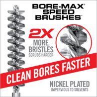 a poster advertising two more bristles scrubs faster