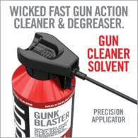 an advertisement for gun cleaner and degreaser