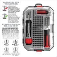 a tool kit with tools in it and instructions on how to use it