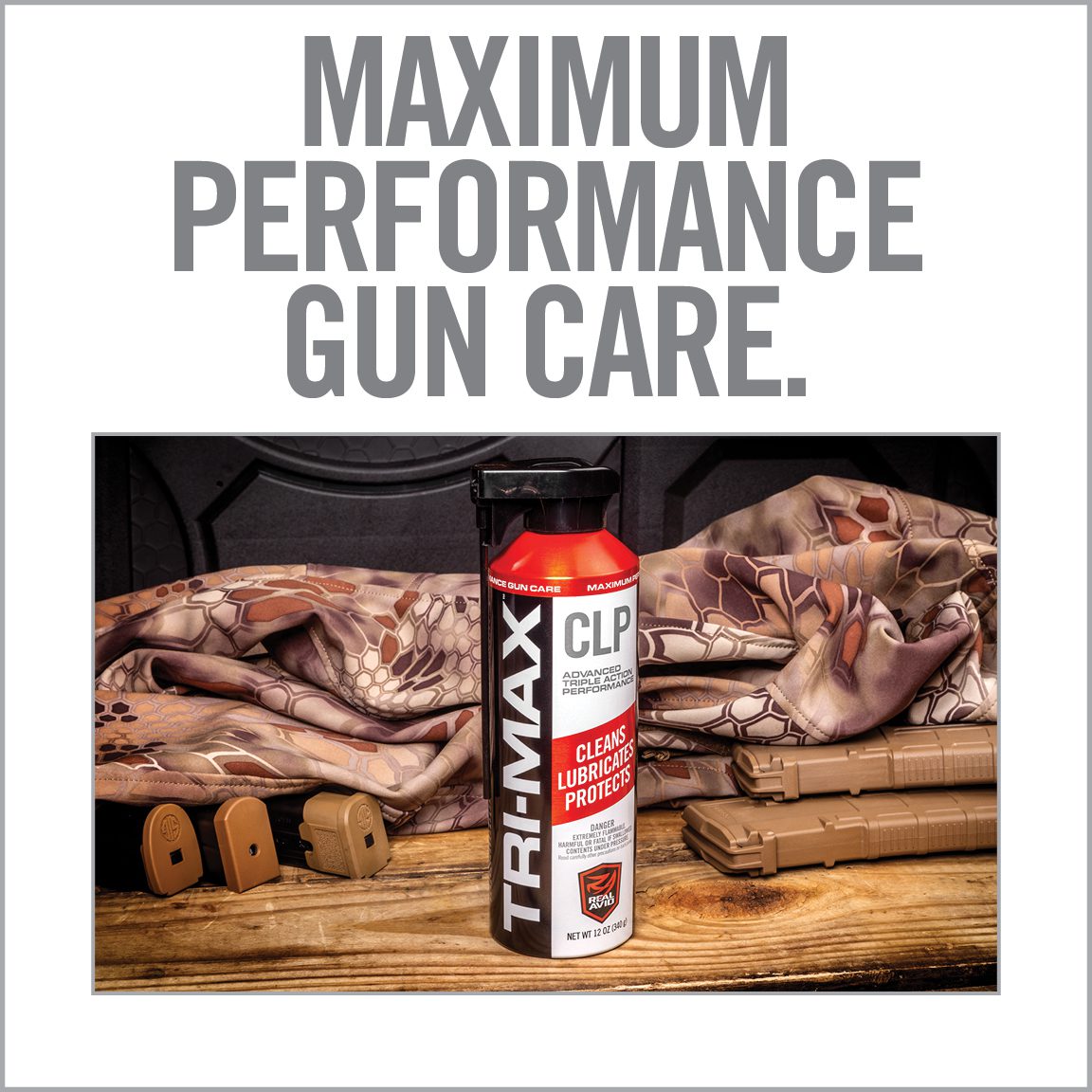 an ad for the gun care product