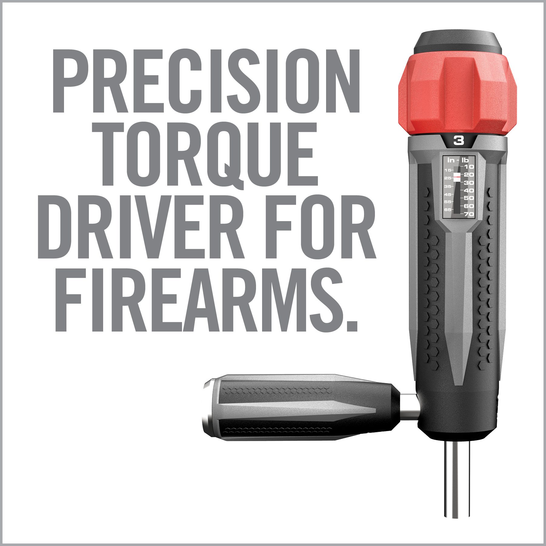 a drill with the words precision torque driver for firearms