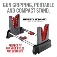 the gun gripping, portable and compact stand is perfect fit for your rifles and shotguns