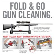 the instructions for how to use a gun cleaning machine