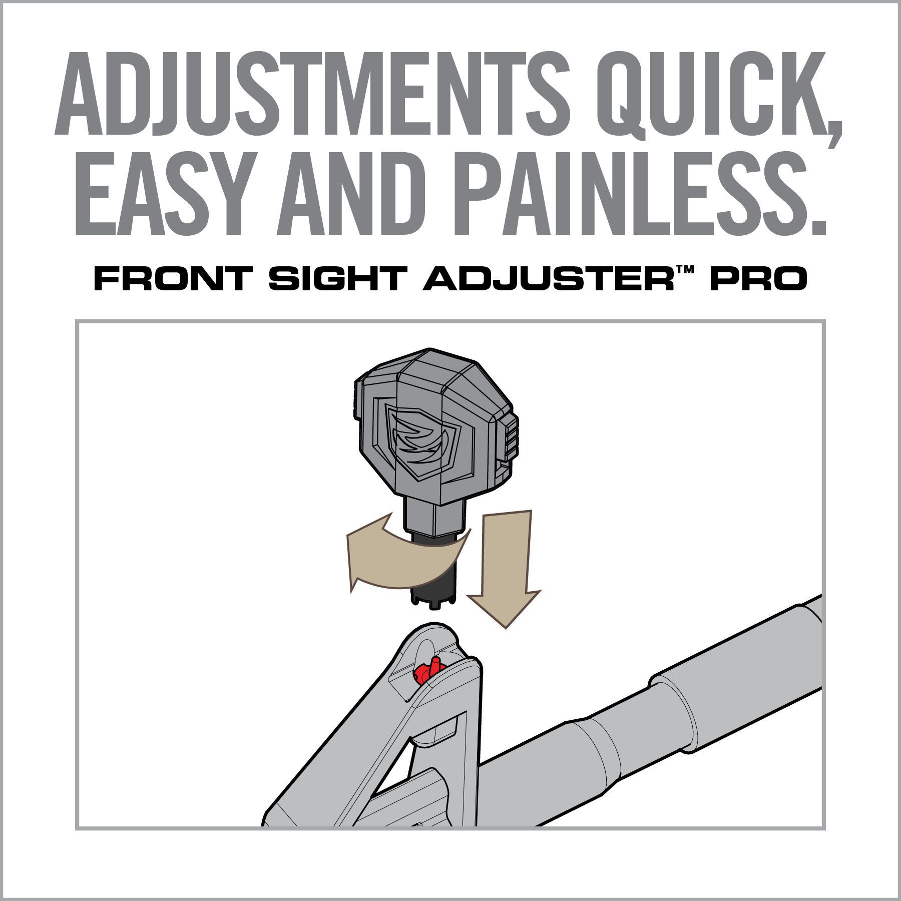 the instructions for how to adjust an object